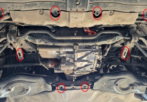 Protection sous moteur électrique arrière Tesla Model Y