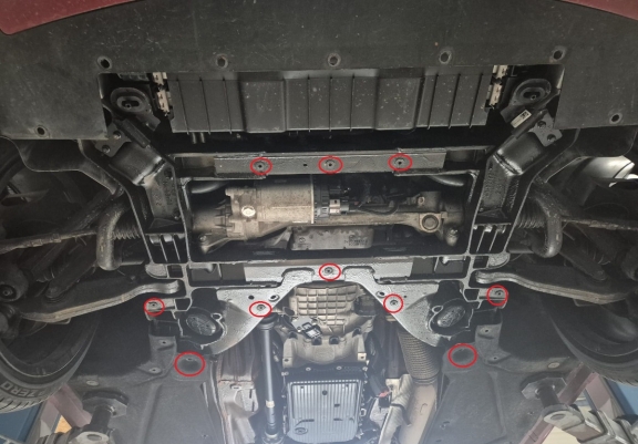 Protection sous moteur et de la boîte de vitesse Alfa Romeo Giulia