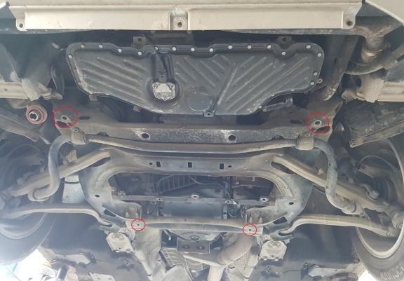 Protection sous moteur et de la boîte de vitesse Audi A8