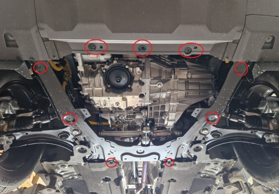 Protection sous moteur et de la boîte de vitesse Dacia Duster - 4x2 + 4x4