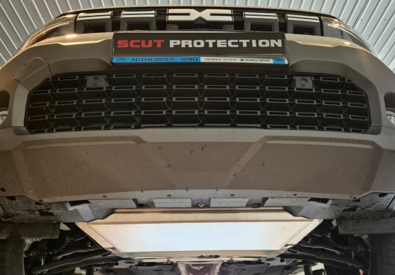 Protection sous moteur et de la boîte de vitesse Dacia Duster - 4x2 +4x4 - Aluminium