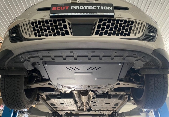 Protection sous moteur et de la boîte de vitesse Fiat 600