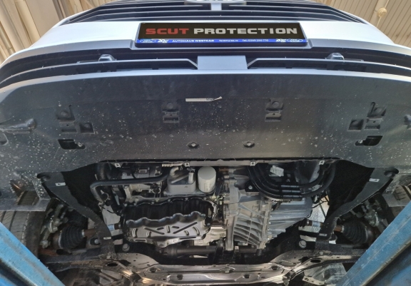 Aluminium protection sous moteur et de la boîte de vitesse Ford Transit Custom