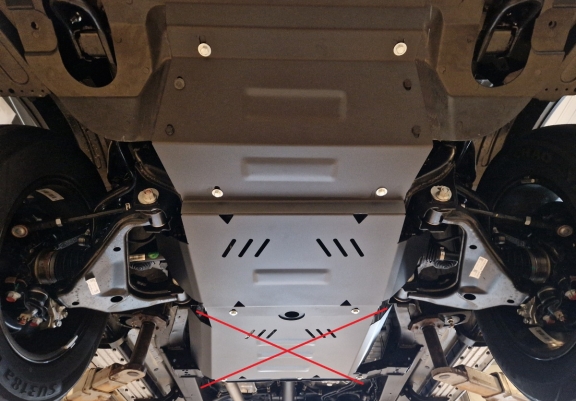 Protection sous moteur et de la radiateur Jac T8