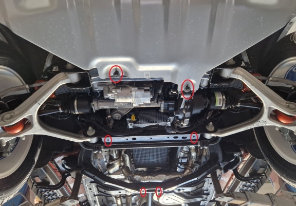 Protection sous moteur et de la boîte de vitesse Ford Ranger Raptor Aluminium