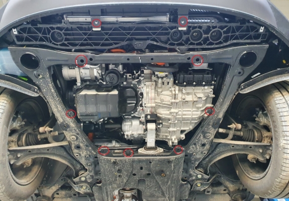 Protection sous moteur et de la boîte de vitesse Kia Sportage