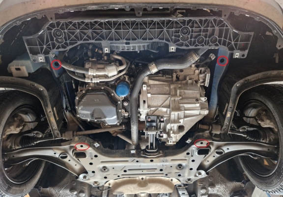 Protection sous moteur et de la boîte de vitesse Hyundai i20