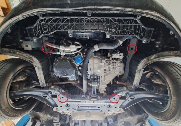 Protection sous moteur et de la boîte de vitesse Hyundai i20 Hybrid