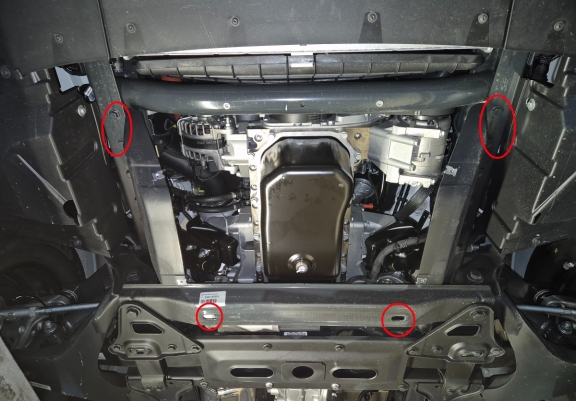 Protection sous moteur et de la boîte de vitesse Iveco Daily 7