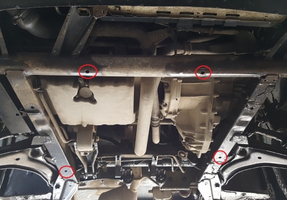 Protection sous moteur et de la boîte de vitesse Mercedes Vito