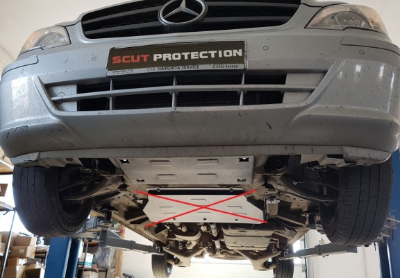 Protection Sous Moteur Mercedes Vito W639 - 2.2 D 4x2, 4x4