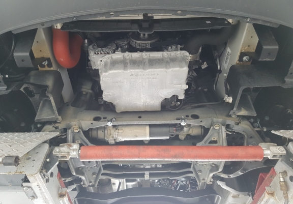 Protection sous moteur Mercedes Sprinter - RWD- Aluminium  