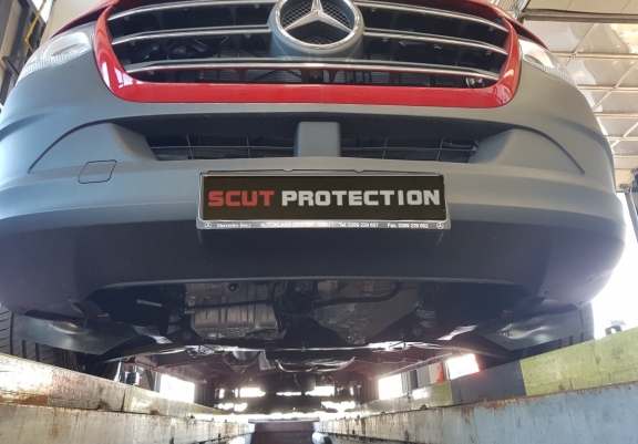 Protection sous moteur et de la radiateur Mercedes Sprinter-Traction 