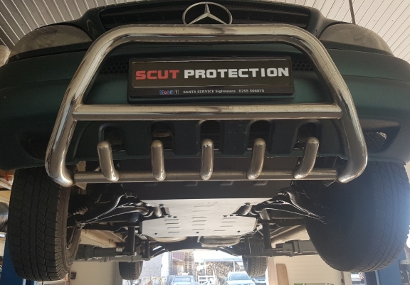Protection sous moteur et de la radiateur Mercedes ML W163
