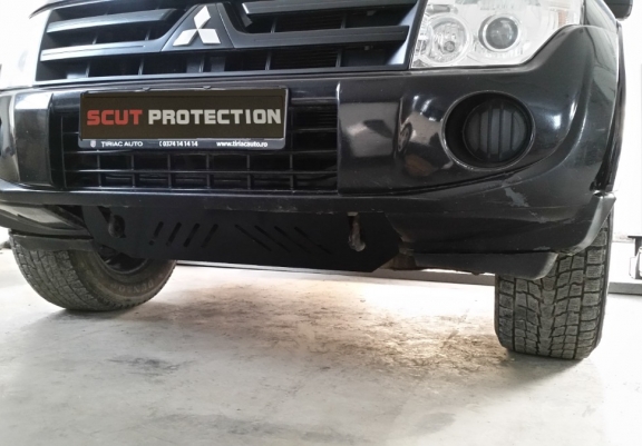 Protection sous moteur et de la radiateur Mitsubishi Pajero 4 (V80, V90)