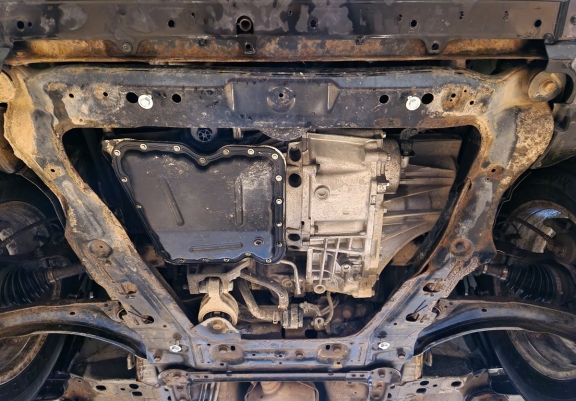 Protection sous moteur et de la boîte de vitesse Nissan X-Trail T31 - Vers 2.0