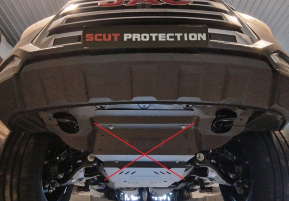 Protection de la boîte de vitesse Jac T8