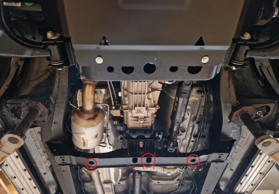 Protection de la boîte de vitesse Jac T8