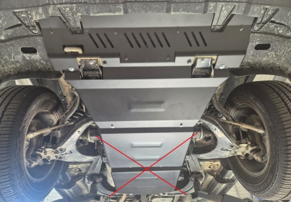 Protection sous moteur et de la radiateur Maxus T60 Max