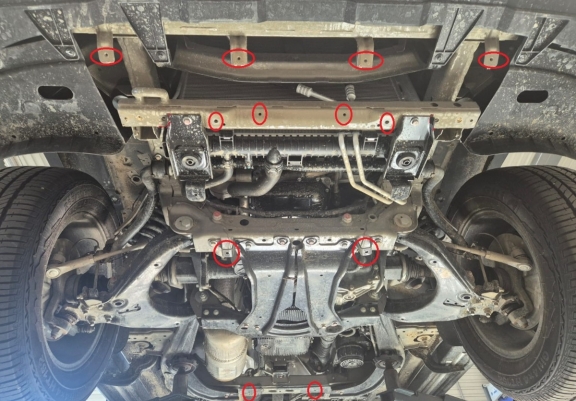 Protection sous moteur et de la radiateur Maxus T60 Max