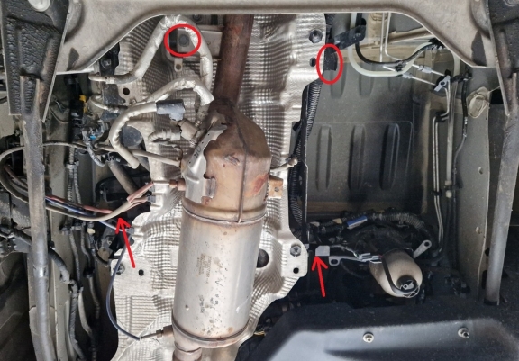 Protection convertisseur catalytique/cat lock Renault Master 3