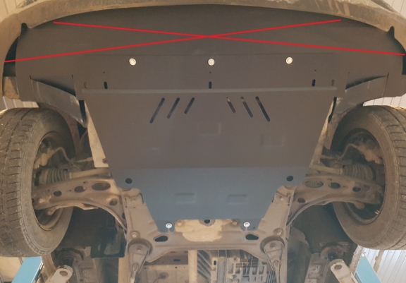 Protection sous moteur et de la boîte de vitesse Renault Trafic 2 