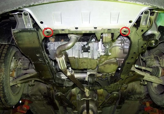 Protection sous moteur et de la boîte de vitesse Opel Signum