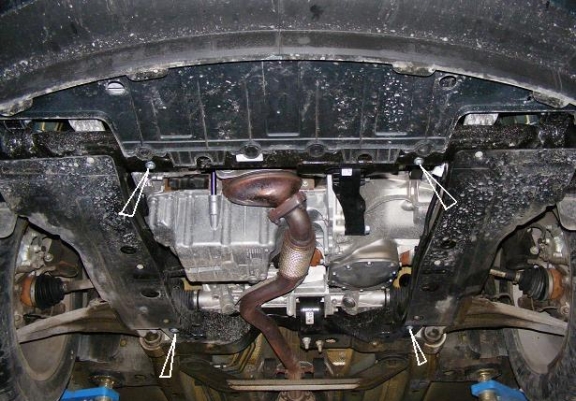 Protection sous moteur et de la boîte de vitesse Opel Meriva B 