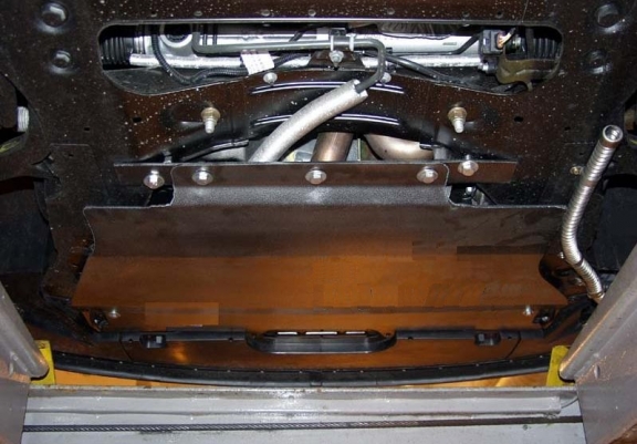 Protection sous moteur et de la boîte de vitesse Peugeot 607