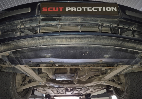 Protection sous moteur et de la boîte de vitesse Renault Laguna 2