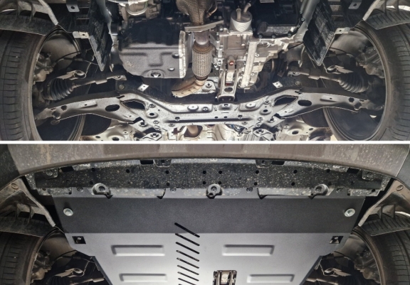 Protection sous moteur et de la radiateur Ssangyong Torres