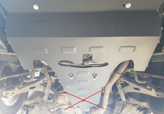 Protection sous moteur et de la radiateur Subaru Forester 4
