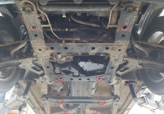 Protection sous moteur et de la radiateur Suzuki Grand Vitara 2