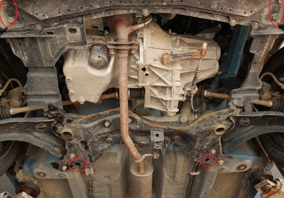 Protection sous moteur et de la boîte de vitesse Suzuki Celerio