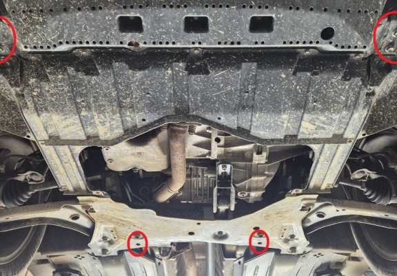 Protection sous moteur et de la boîte de vitesse Suzuki S-Cross