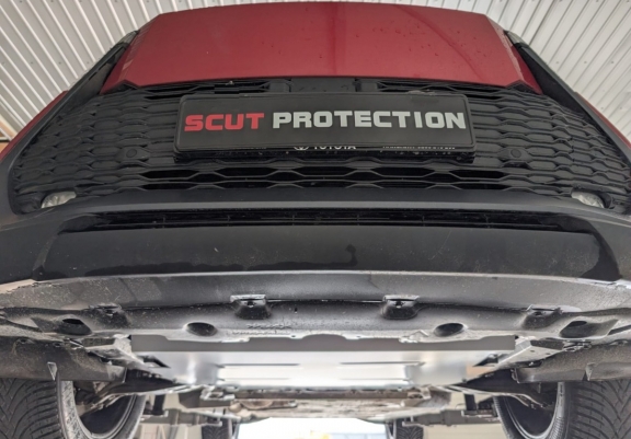 Protection sous moteur et de la boîte de vitesse  Toyota C-HR- Aluminium  