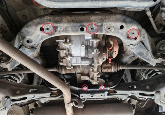 Protection du différentiel Toyota RAV 4 Hybrid