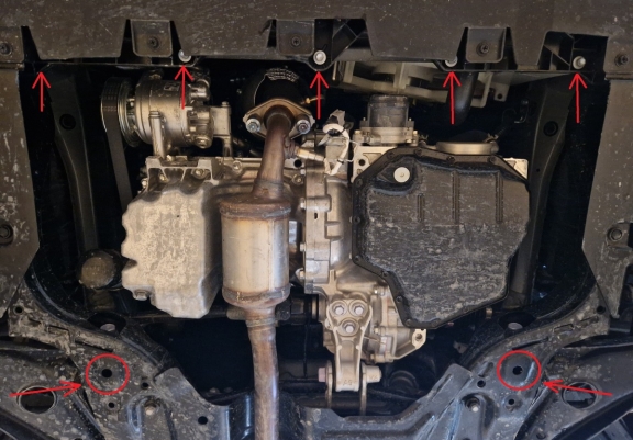 Protection sous moteur et de la boîte de vitesse Toyota Aygo X