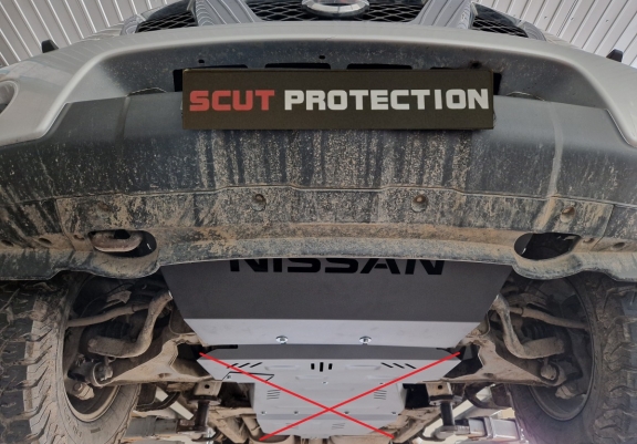 Protection de radiateur Nissan Navara D40