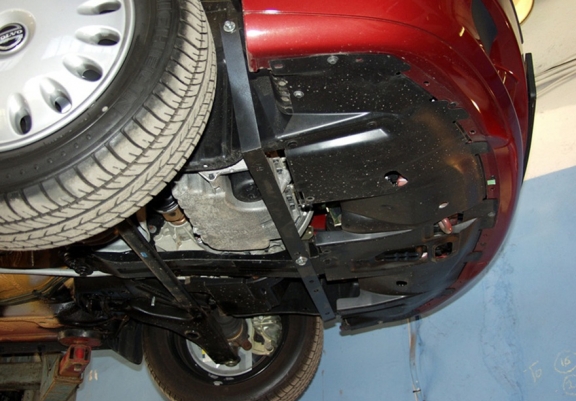 Protection sous moteur et de la boîte de vitesse Volvo S40