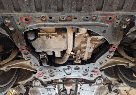 Protection sous moteur et de la boîte de vitesse Volvo  V60