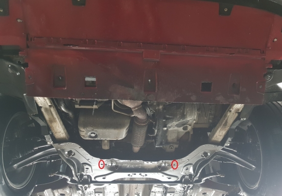 Protection sous moteur et de la boîte de vitesse Peugeot Partner