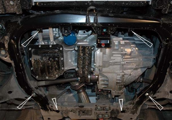 Protection sous moteur et de la boîte de vitesse Kia Ceed