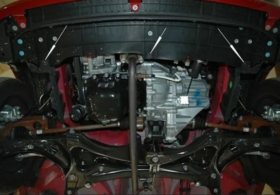 Protection sous moteur et de la boîte de vitesse Toyota Aygo AB10