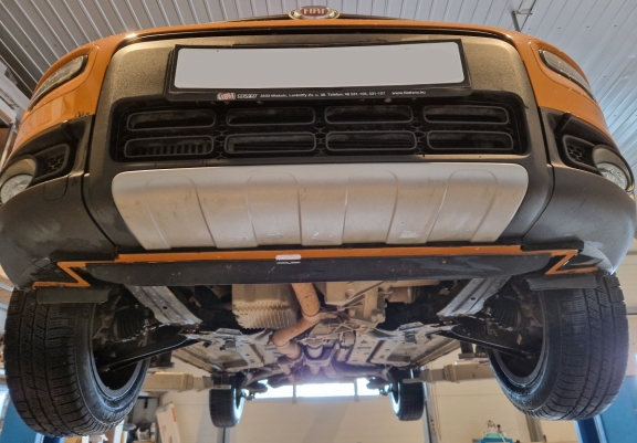 Protection sous moteur et de la boîte de vitesse Fiat Panda 4x2