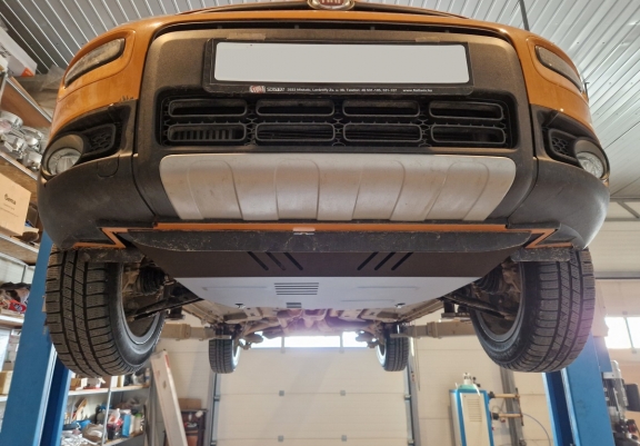 Protection sous moteur et de la boîte de vitesse Fiat Panda 4x2