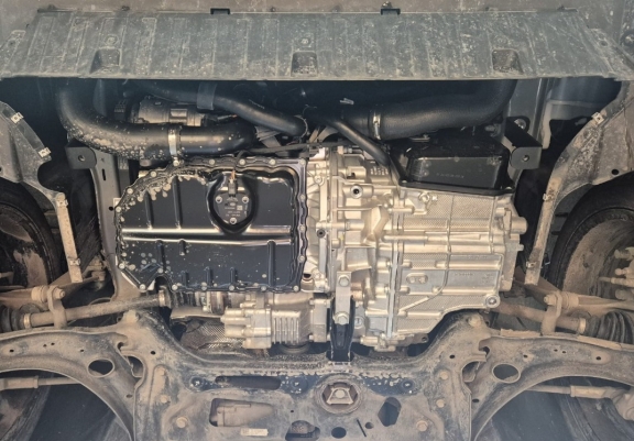 Aluminium protection sous moteur et de la boîte de vitesse Skoda Kodiaq