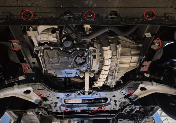 Protection sous moteur et de la boîte de vitesse Renault Master - Aluminium 